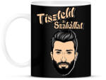 printfashion szakáll- tiszteld a szakállat - Bögre - Fekete (4122511)
