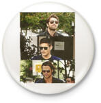 printfashion J2M - SpnFamily - Kitűző, hűtőmágnes - Fehér (3081892)