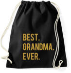 printfashion Legjobb Nagyi - Sportzsák, Tornazsák - Fekete (333014)