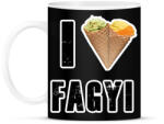 printfashion I Love Fagyi - Bögre - Fekete (16363898)