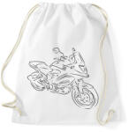 printfashion honda vfr4 - Sportzsák, Tornazsák - Fehér (2914448)