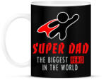 printfashion THE BIGGEST Hero IN THE WORLD - Bögre - Fekete (7123878)