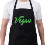 printfashion vegan - Kötény - Fekete (13112442)