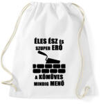 printfashion komuves meno - Sportzsák, Tornazsák - Fehér (1627556)
