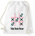 printfashion Tik Tok Toe - Sportzsák, Tornazsák - Fehér (4572365)