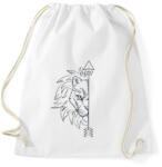 printfashion Oroszlán páros férfi 2 - Sportzsák, Tornazsák - Fehér (6079469)