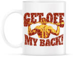 printfashion Get off my back! - Bögre - Fehér (14446086)
