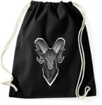printfashion kecske - Sportzsák, Tornazsák - Fekete (14239338)