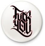 printfashion FYRedOutline-02-02 - Kitűző, hűtőmágnes - Fehér (5271487)