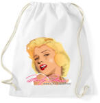printfashion marilyn-monroe-png-621469 - Sportzsák, Tornazsák - Fehér (4179783)