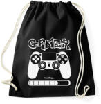 printfashion Gamer - Sportzsák, Tornazsák - Fekete (5309890)