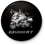printfashion R1200RT fehér motor - Kitűző, hűtőmágnes - Fekete (16121084)