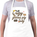 printfashion Őrült tengerimalacos hölgy - Kötény - Fehér (14475444)