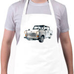 printfashion LEGO Trabant - Retro autó - Kötény - Fehér (15535647)