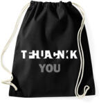 printfashion Thank (Fuck) You - Sportzsák, Tornazsák - Fekete (1906390)