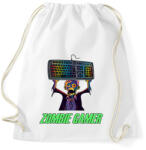 printfashion Zombie Gamer (PC) - Sportzsák, Tornazsák - Fehér (16697009)