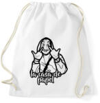 printfashion La Casa de papel - vonalrajz - Sportzsák, Tornazsák - Fehér (4688456)