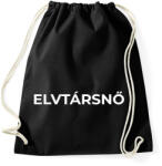 printfashion ELVTÁRSNŐ - Sportzsák, Tornazsák - Fekete (10419115)