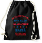 printfashion Vasas - Sportzsák, Tornazsák - Fekete (2817543)