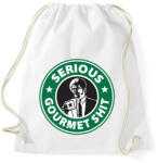 printfashion Sh*tbucks - Sportzsák, Tornazsák - Fehér (1957959)