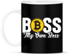 printfashion BITCOIN 4 EVER 13 - Bögre - Fekete (6007715)