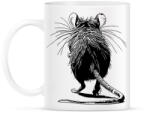 printfashion Patkány rajz - Bögre - Fehér (16687744)