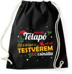 printfashion A testvérem csinálta - Sportzsák, Tornazsák - Fekete (9676428)