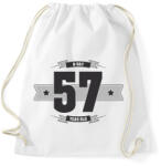 printfashion b-day-57-dark-lightgrey - Sportzsák, Tornazsák - Fehér (513489)