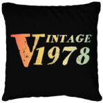 printfashion 1978 - Párnahuzat, Díszpárnahuzat - Fekete (12093290)