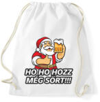 printfashion Ho ho hozz még sört! - Sportzsák, Tornazsák - Fehér (11001061)