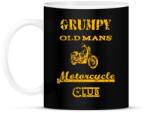 printfashion grumpy old mans motorcycle club - Bögre - Fekete (1768571)