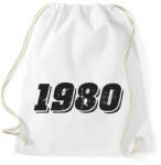 printfashion 1980 - Sportzsák, Tornazsák - Fehér (6179141)