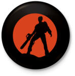 printfashion Ash vs Evil Dead - Kitűző, hűtőmágnes - Fekete (3103519)