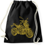 printfashion motor - Sportzsák, Tornazsák - Fekete (8959092)