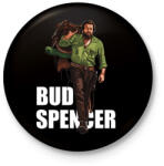 printfashion Bud Spencer - Kitűző, hűtőmágnes - Fekete (7429419)