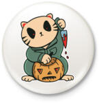 printfashion Hallooween story - Kitűző, hűtőmágnes - Fehér (5526249)