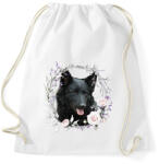 printfashion mudi kutyus - női - Sportzsák, Tornazsák - Fehér (15311373)