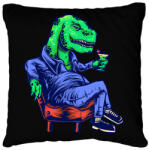 printfashion Dino chill - Párnahuzat, Díszpárnahuzat - Fekete (14213822)