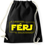 printfashion A legjobb férj a galaxisban - Sportzsák, Tornazsák - Fekete (1001179)