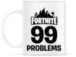 printfashion 99 Probléma - Fortnite - Bögre - Fehér (1807345)