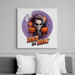 printfashion Trick or Treat skull - Vászonkép - Fehér (16855161)