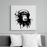 printfashion Music in love - Vászonkép - Fehér (6631171)