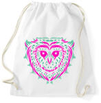 printfashion Bagoly dizájn - Sportzsák, Tornazsák - Fehér (296353)