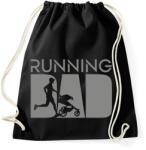 printfashion Running dad - Sportzsák, Tornazsák - Fekete (13698402)