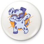 printfashion Dalmata - Kitűző, hűtőmágnes - Fehér (13026651)