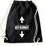 printfashion Dupla Ülőhely - Sportzsák, Tornazsák - Fekete (5175132)