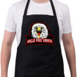 printfashion Eagle fang karate - Kötény - Fekete (6202351)
