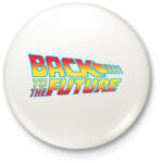 printfashion Back To The Future - Kitűző, hűtőmágnes - Fehér (3077717)
