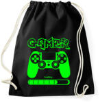 printfashion Gamer - Sportzsák, Tornazsák - Fekete (5309892)