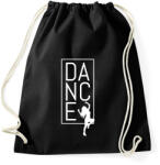 printfashion Dance (white) - Sportzsák, Tornazsák - Fekete (7676614)